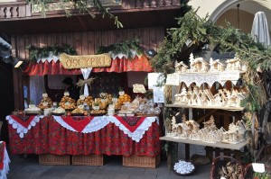 Mercado de Natal em Cracóvia, Polônia